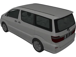 Toyota Alphard (2002) 3D Model