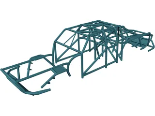 Ford Ranger Prerunner Roll Cage 3D Model