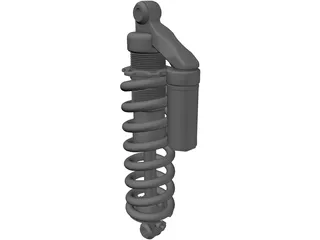 X Fusion Vector R Mountain Bike Shock Absorber 3D Model