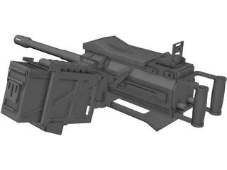 MK19 Grenade Launcher  3D Model