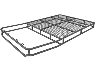 SUV Top Rack Basket Style 3D Model