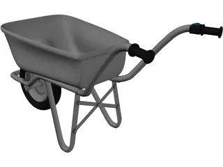 Wheelbarrow 3D Model