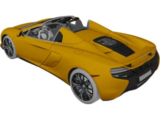 McLaren 650S Spider (2014) 3D Model