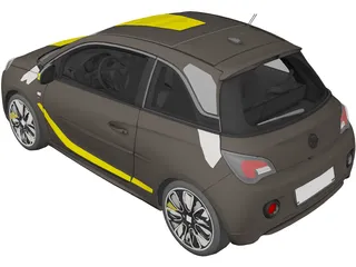 Opel Adam (2013) 3D Model