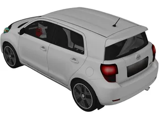 Scion xD (2011) 3D Model