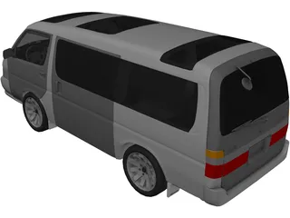 Toyota HiAce (2004) 3D Model