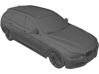 BMW 3-series Touring F31 (2013) 3D Model