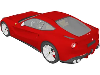 Ferrari F12 Berlinetta (2013) 3D Model