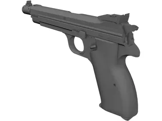 Sig P210 3D Model