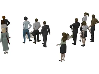 People Person Collection 3D Model