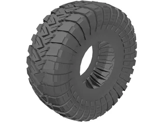 Maxxis Trepador Tire 3D Model