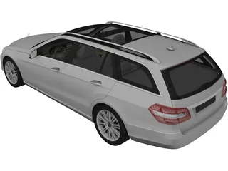 Mercedes-Benz E350 CDI Estate 3D Model