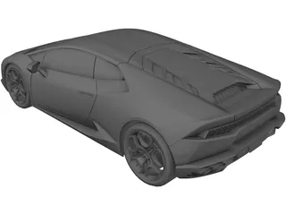 Lamborghini Huracan LP610-4 (2015) 3D Model