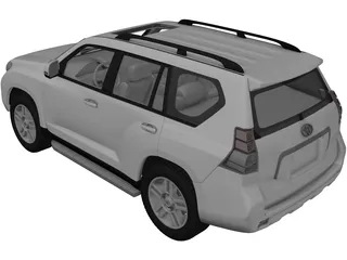 Toyota Land Cruiser Prado (2010) 3D Model