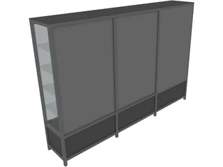 Glass Cabinet 3D Model