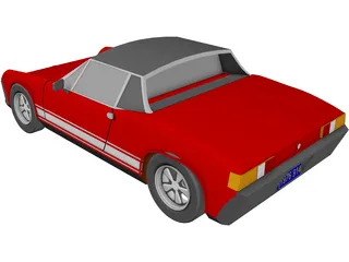 Porsche 914 3D Model