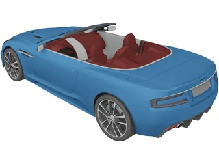 Aston Martin DBS Volante 3D Model