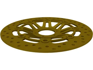 Honda CBR600F3 Frony Brake Rotor 3D Model