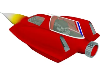 Turbo Sonic Concept 3D Model