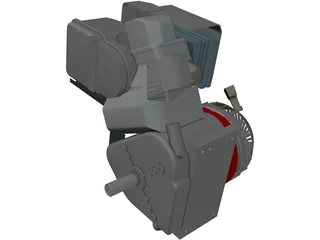 Briggs Baja Engine 3D Model