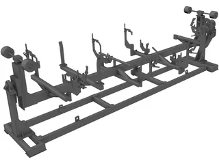 Body DT Test Jig 3D Model