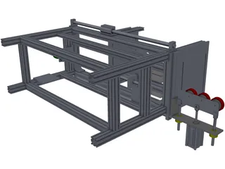 PVC Loading and Packing Machine 3D Model