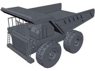 Caterpillar Mine Truck 3D Model