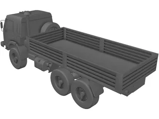 Kamaz 5350 3D Model