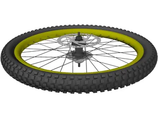 MTB Wheel 3D Model