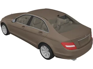 Mercedes-Benz C-Class (2008) 3D Model