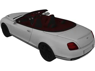 Bentley Continental GT Supersports Convertible (2011) 3D Model