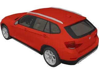 BMW X1 (2013) 3D Model