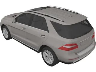 Mercedes-Benz M-Class (2012) 3D Model