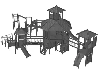 Children Playground 3D Model