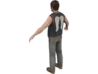 Daryl Dixon 3D Model