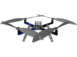 Arducopter Quadcopter 3D Model