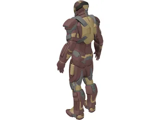 Iron Man Heartbreaker 3D Model