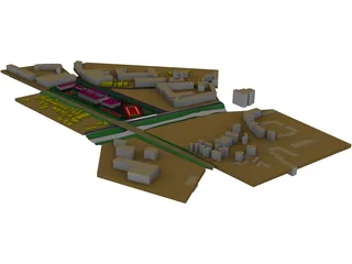 School Building 3D Model