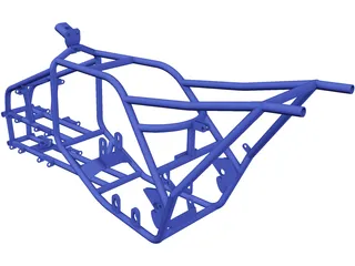 Frame ATV Chassis 3D Model