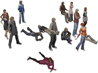 People Collection 3D Model