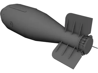 Tsar Bomba 3D Model