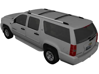 Chevrolet Suburban LTZ (2008) 3D Model