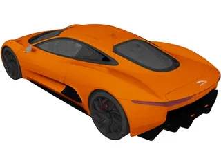 Jaguar C-X75 Concept 3D Model