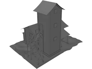 Old Barn 3D Model