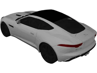 Jaguar F-Type Coupe (2014) 3D Model