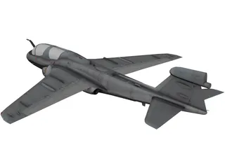 Grumman EA-6B Prowler 3D Model