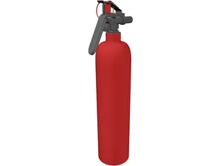 Fire Extinguisher 3D Model