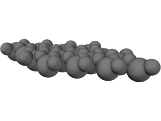 Water Molecule 3D Model