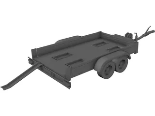 Bike Trailer 3D Model