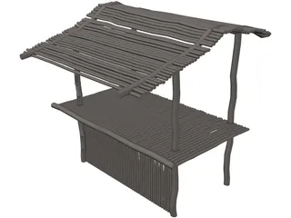 Bamboo Bar 3D Model